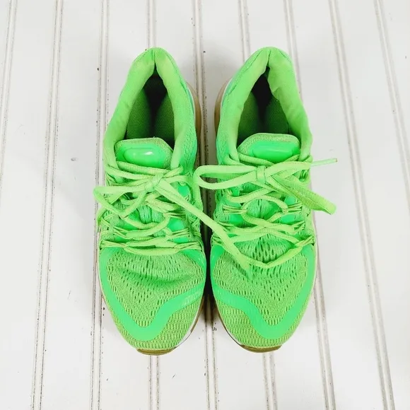 Nike Air Max 2015 Gs Voltage Green Lace Up Running Shoes H548
