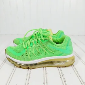 Nike Air Max 2015 Gs Voltage Green Lace Up Running Shoes H548