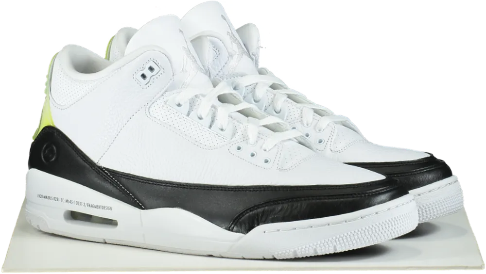 Nike DA3595 White/Black Air Jordan 3 Retro SP Trainers UK 12 👟