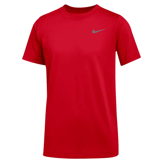 Nike Kid's Team Legend Short Sleeve Crew (Standard Fit)