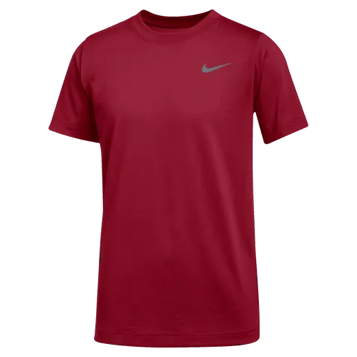 Nike Kid's Team Legend Short Sleeve Crew (Standard Fit)