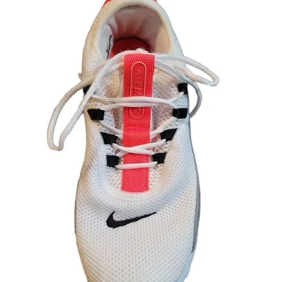 Nike Air Max White/Hot Pink/ Women Sneakers.