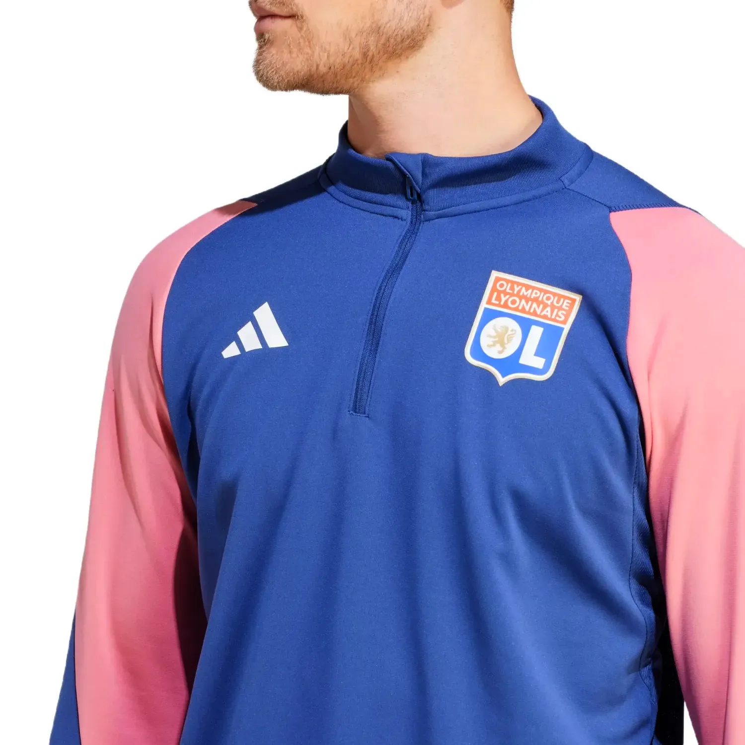 Olympique Lyon training technical soccer tracksuit 2023/24 - Adidas