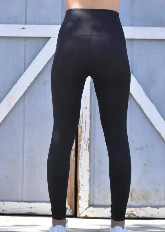 Origin High Waist Squat Proof Leggings with FitX Fabric for Comfort