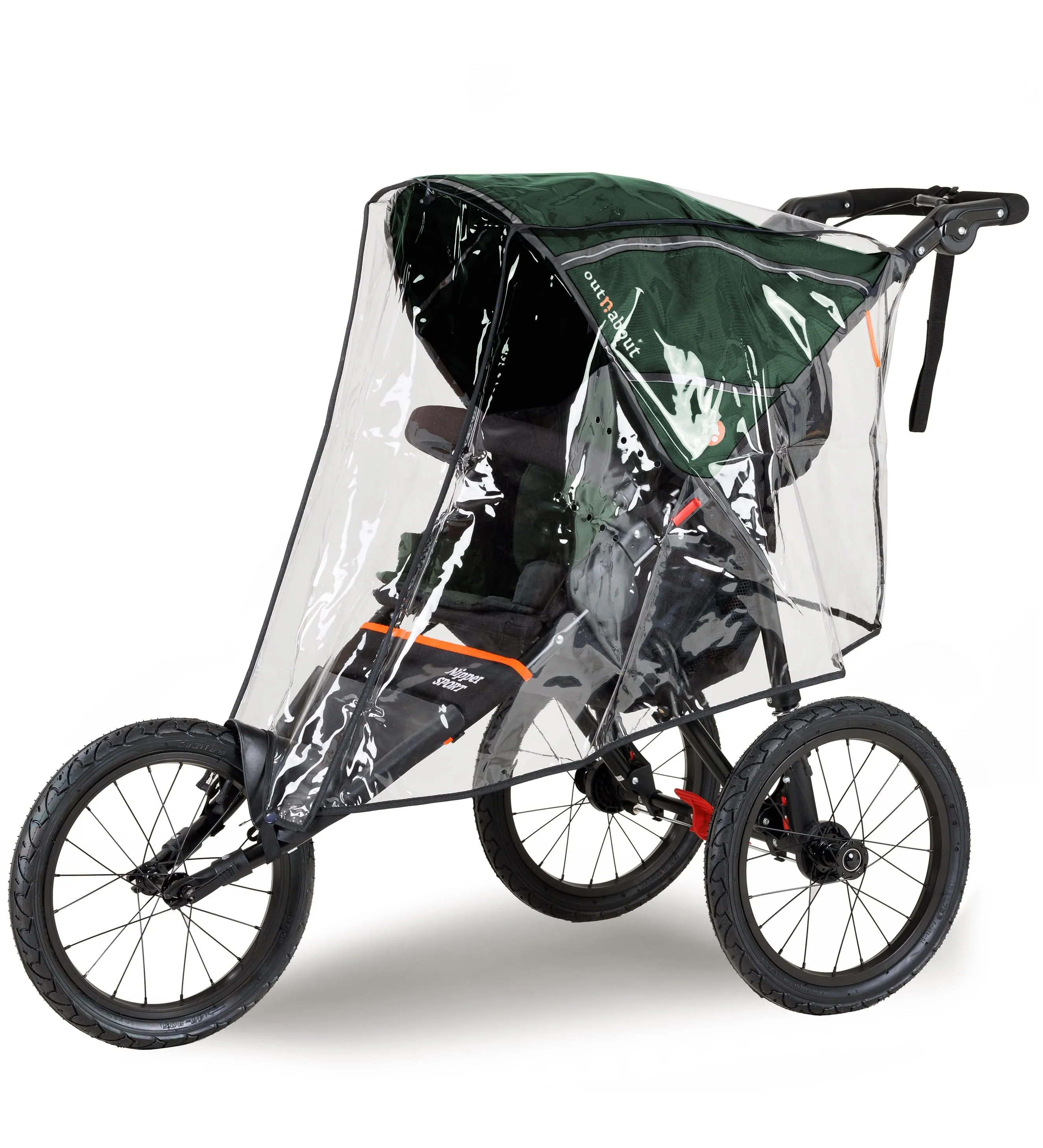 Out n About Nipper Sport V5 Single Pushchair - Sycamore Green