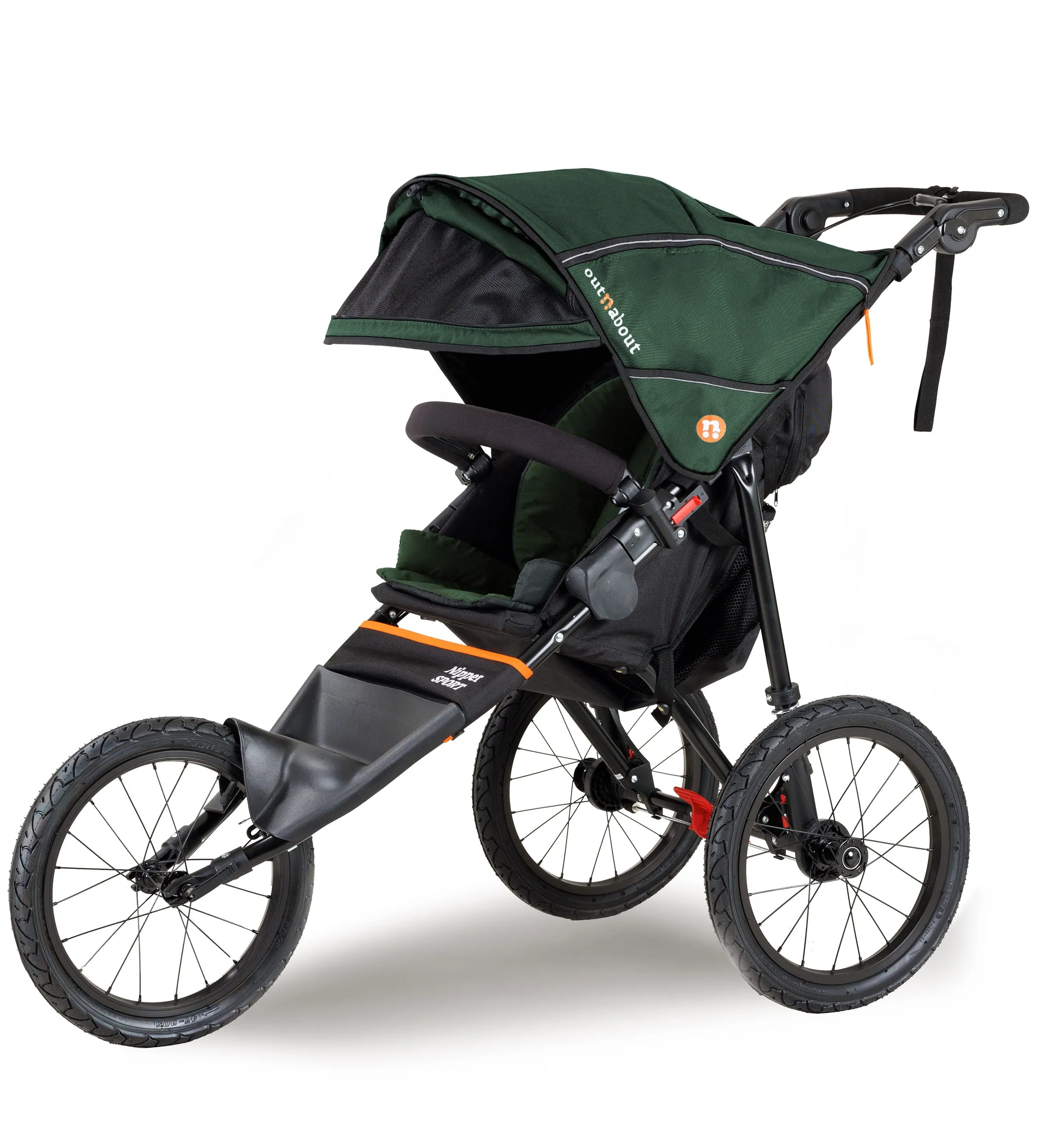 Out n About Nipper Sport V5 Single Pushchair - Sycamore Green