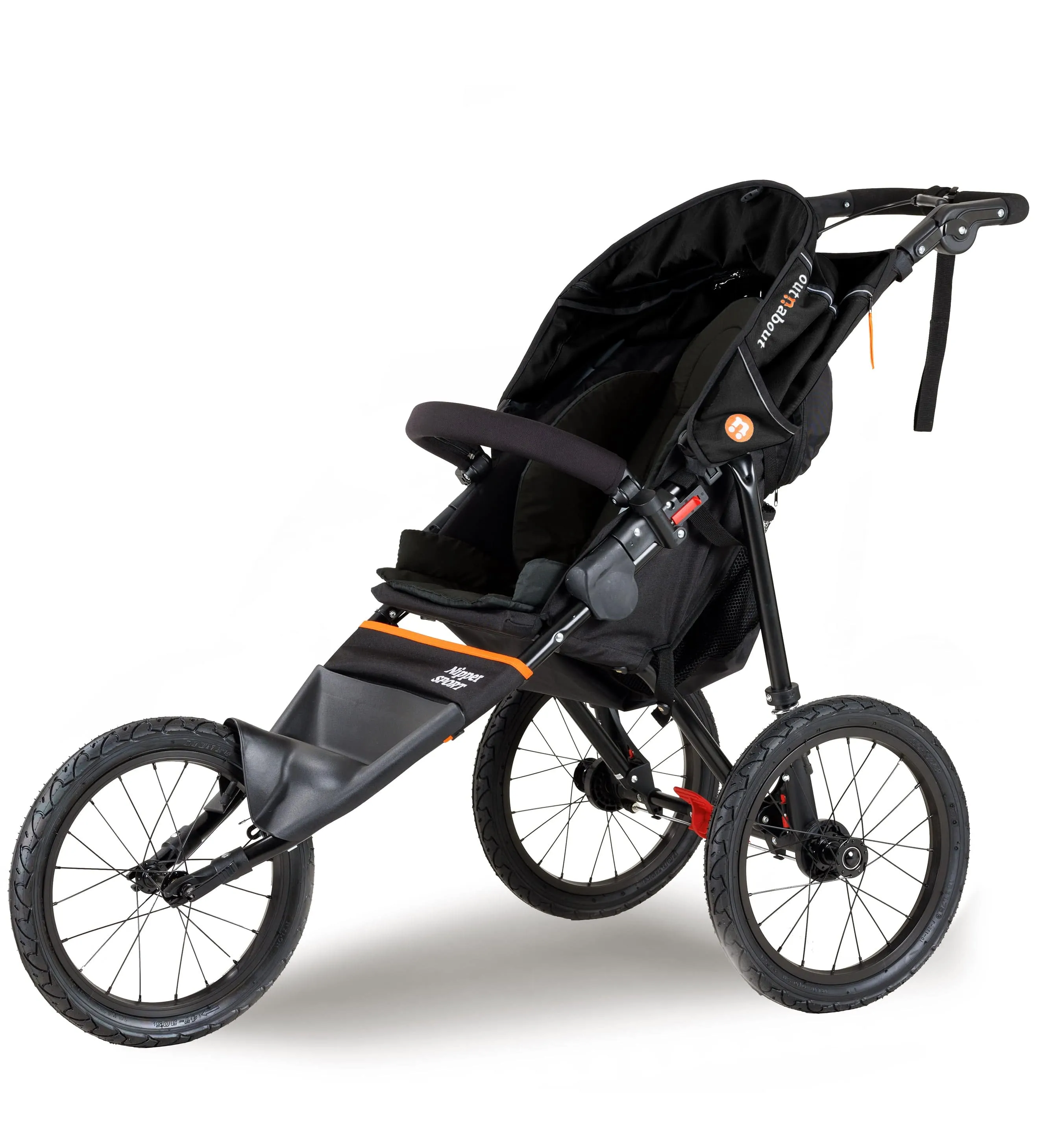 Out n About Nipper Sport V5 Single Pushchair with Footmuff - Summit Black