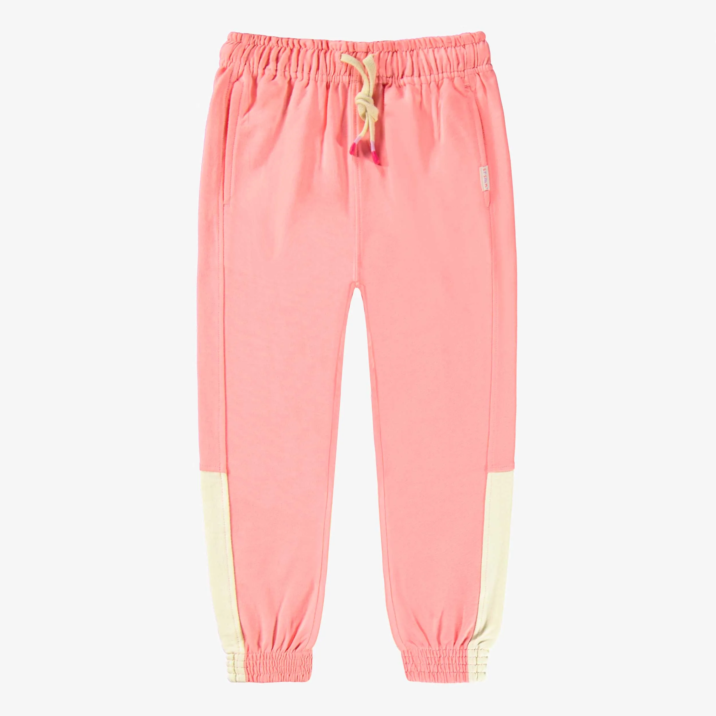 Pantalon rose en coton français, enfant || Pink pants in French terry, child