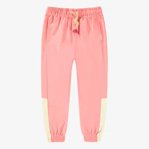 Pantalon rose en coton français, enfant || Pink pants in French terry, child
