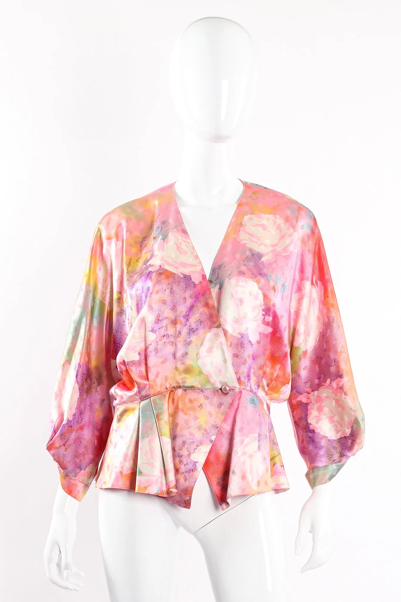 Parallèle Floral Silk Three-Piece Leisure Set