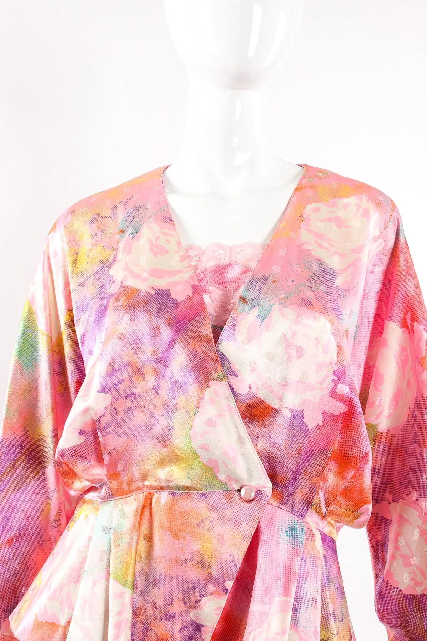 Parallèle Floral Silk Three-Piece Leisure Set