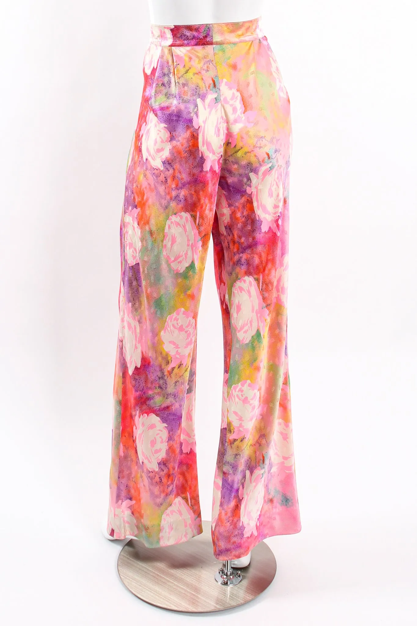 Parallèle Floral Silk Three-Piece Leisure Set