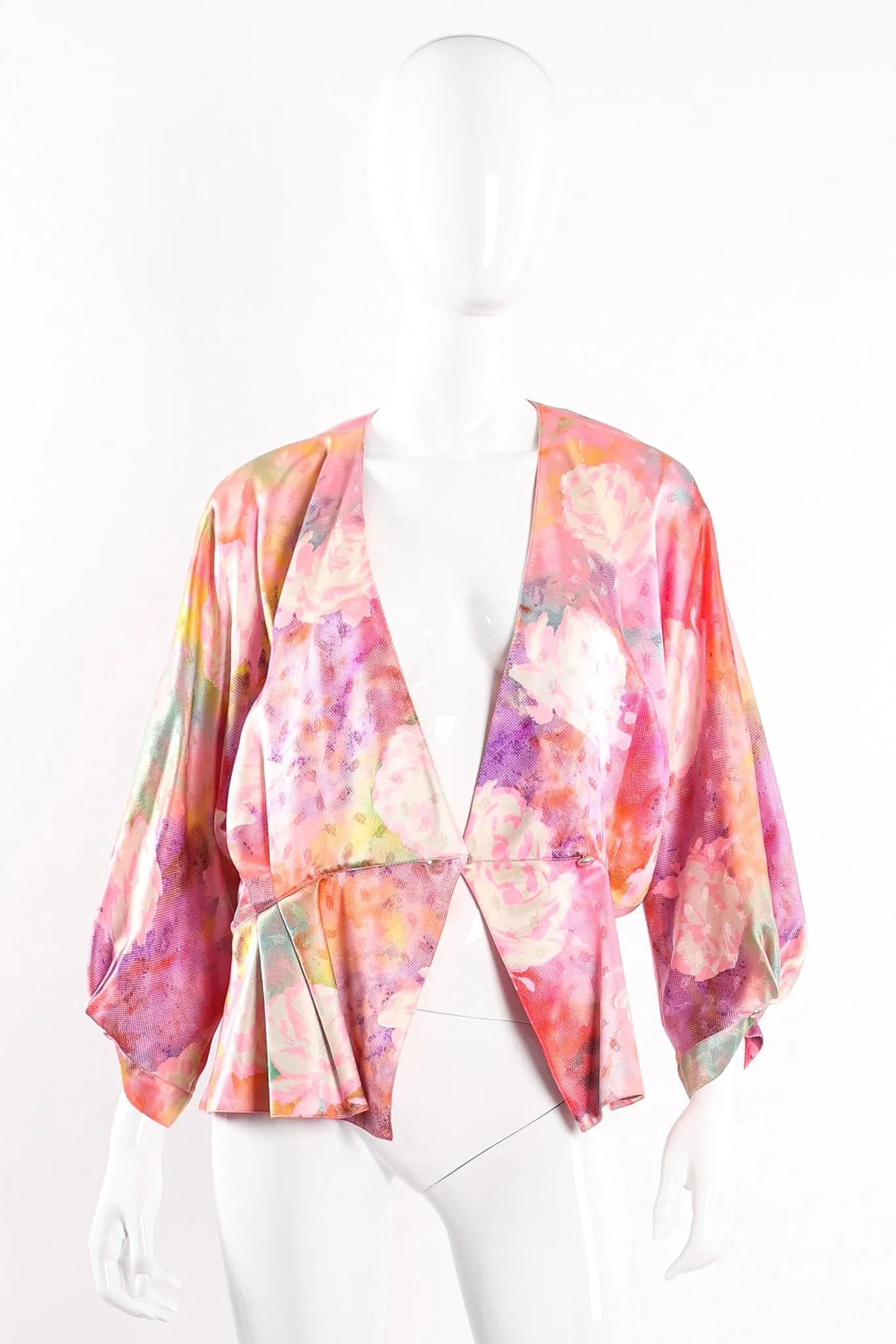 Parallèle Floral Silk Three-Piece Leisure Set