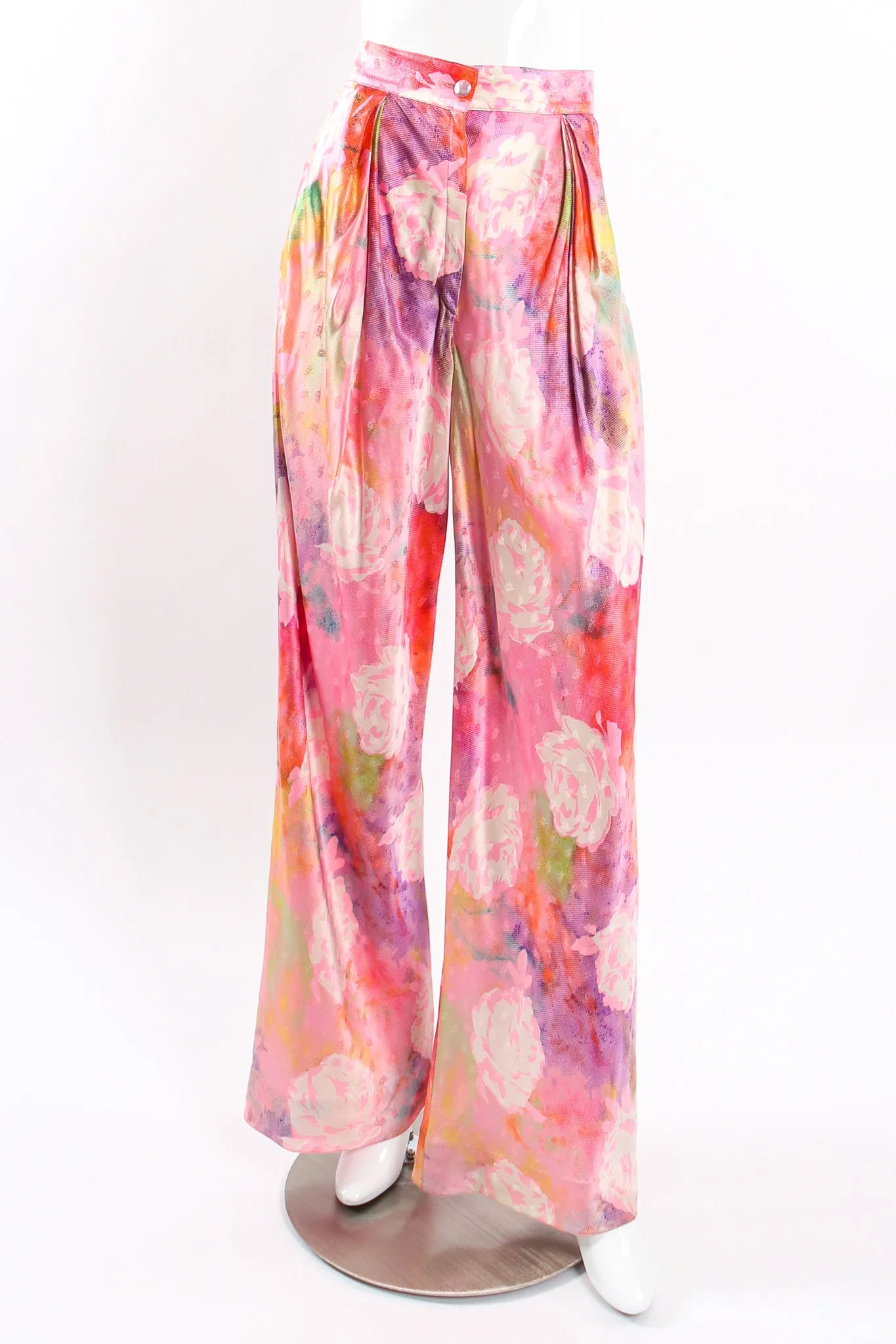 Parallèle Floral Silk Three-Piece Leisure Set