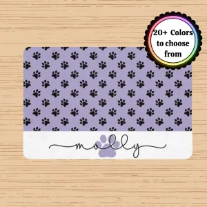 Personalized Dog Food and water PlaceMat