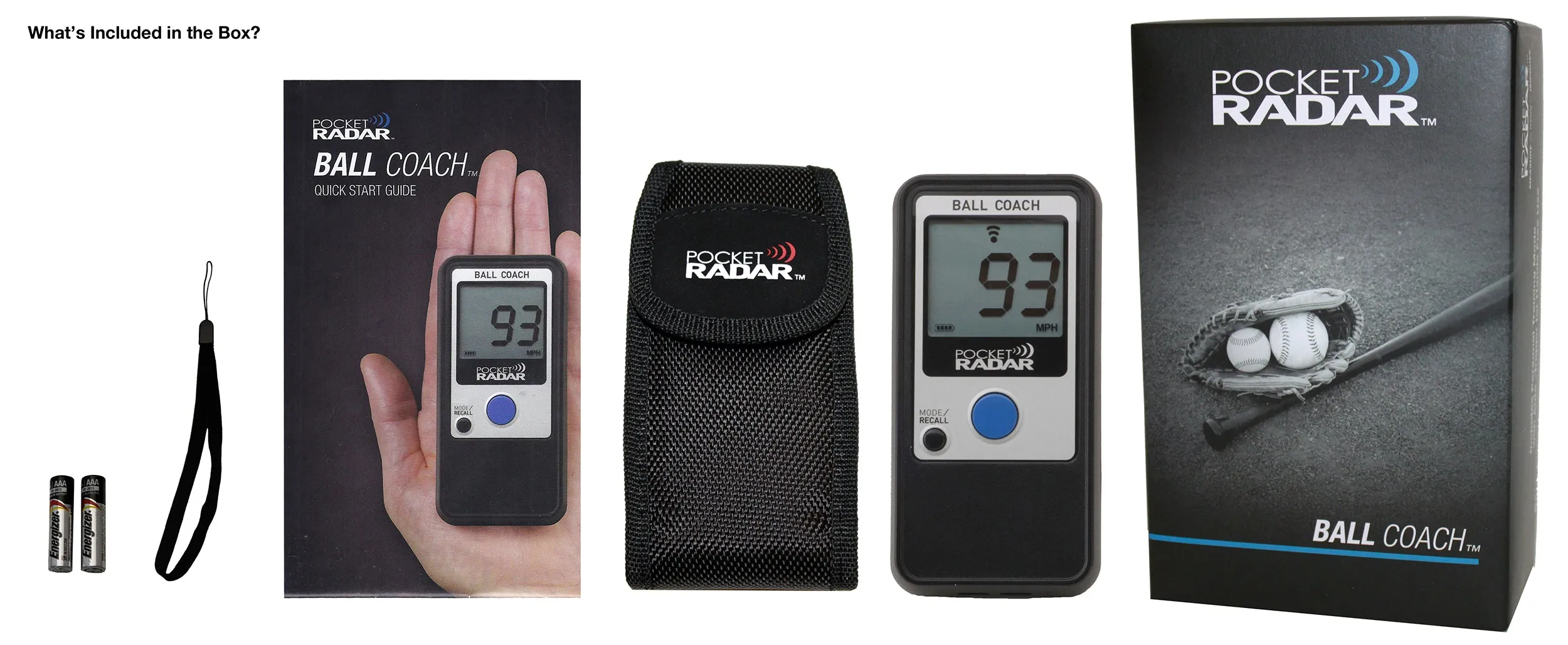 Pocket Radar Ball Coach PR1000-BC