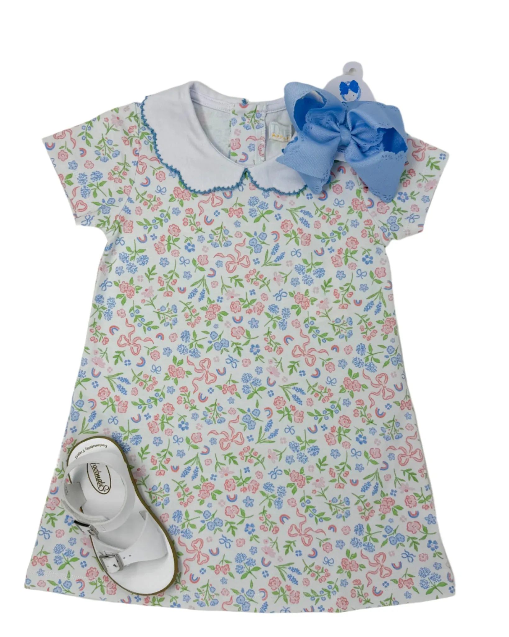 Presley Kait Dress - Ditsy Bow