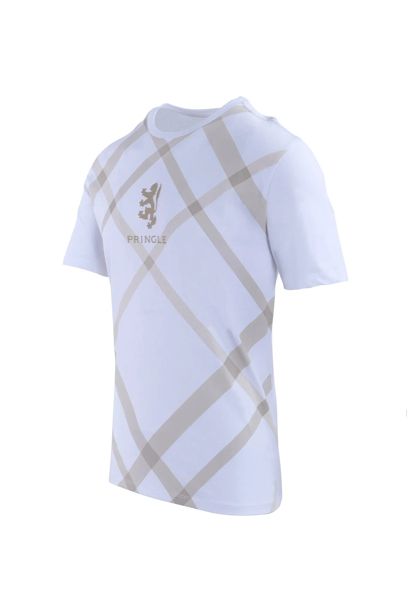Pringle Mens Atlas Short Sleeve Tee White