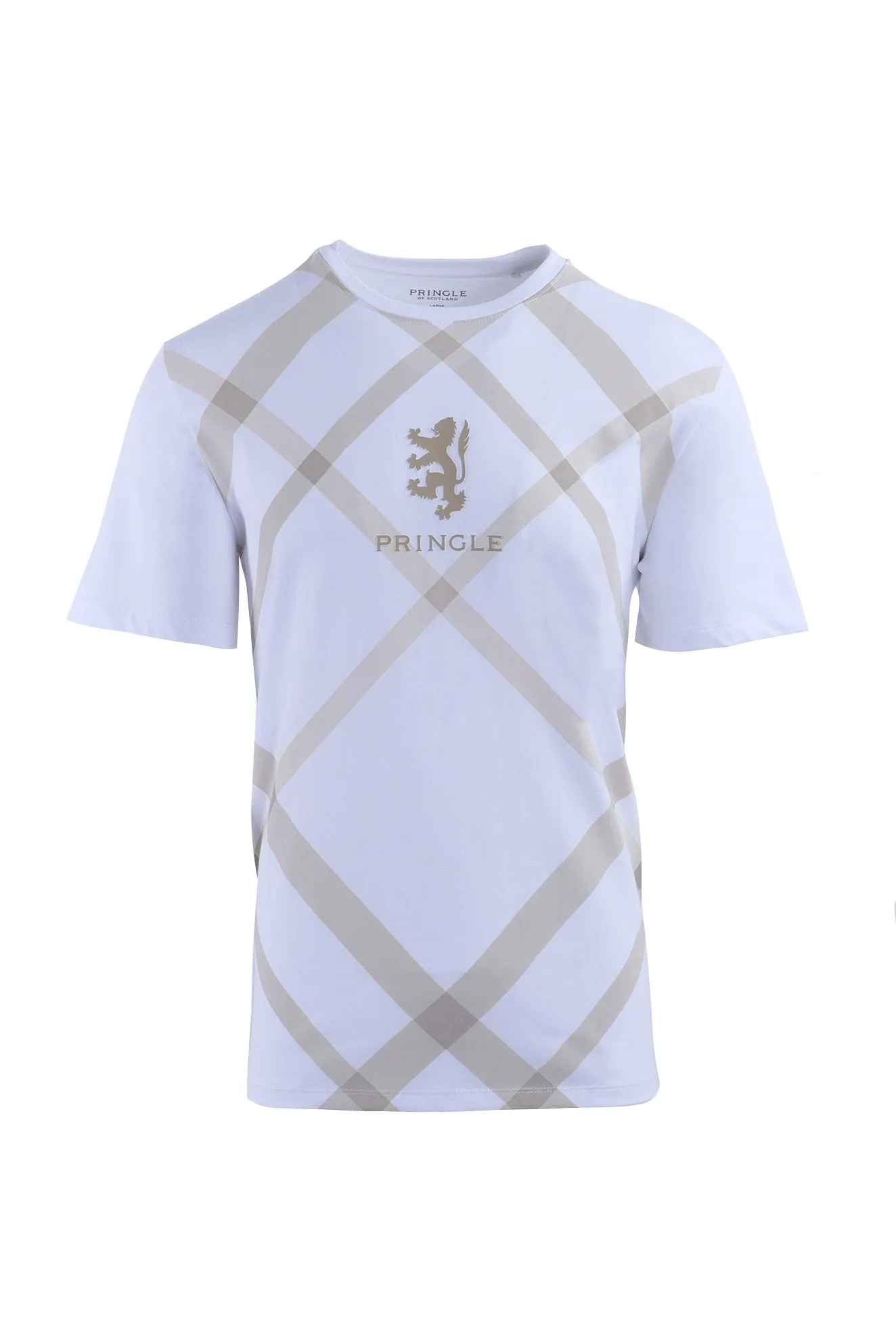 Pringle Mens Atlas Short Sleeve Tee White