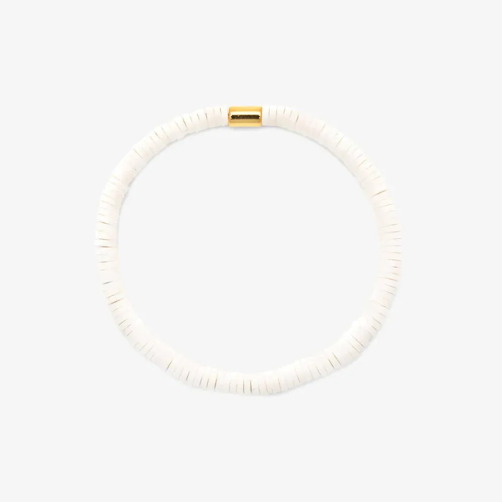 PURA VIDA SEASCAPE VINYL DISC STRETCH BRACELET