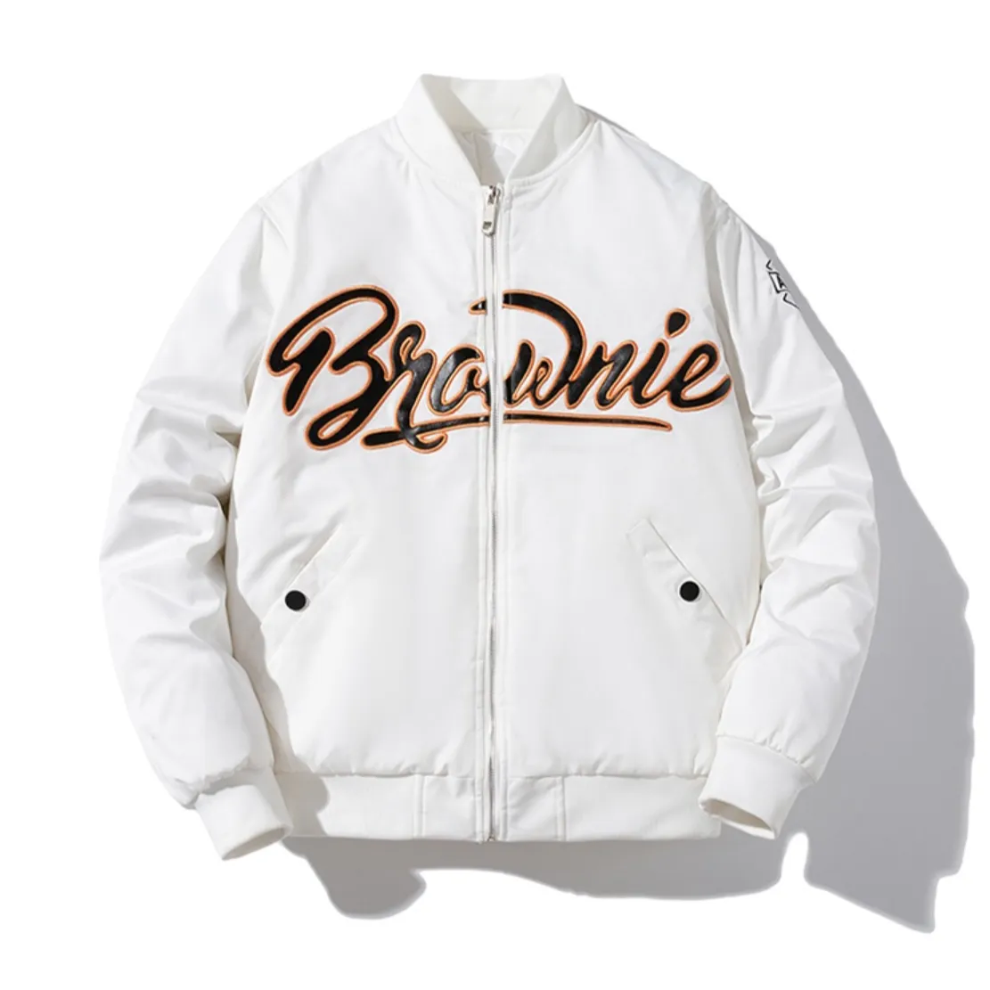 "BROWNIE" Veste Baseball Bombers Vintage Noir - URB1™