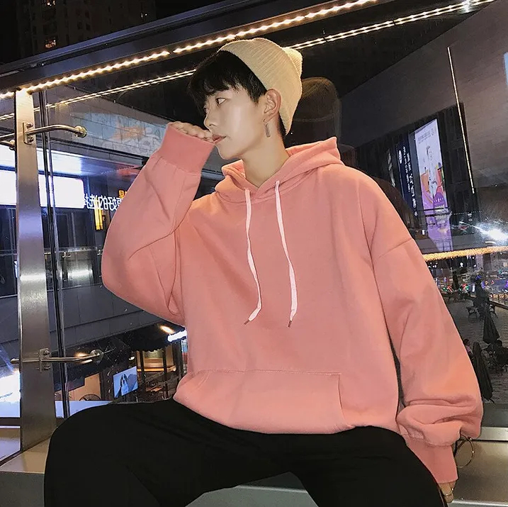 "ESSENTIAL" Sweatshirt Bleu Hoodie à Capuche - URB1™