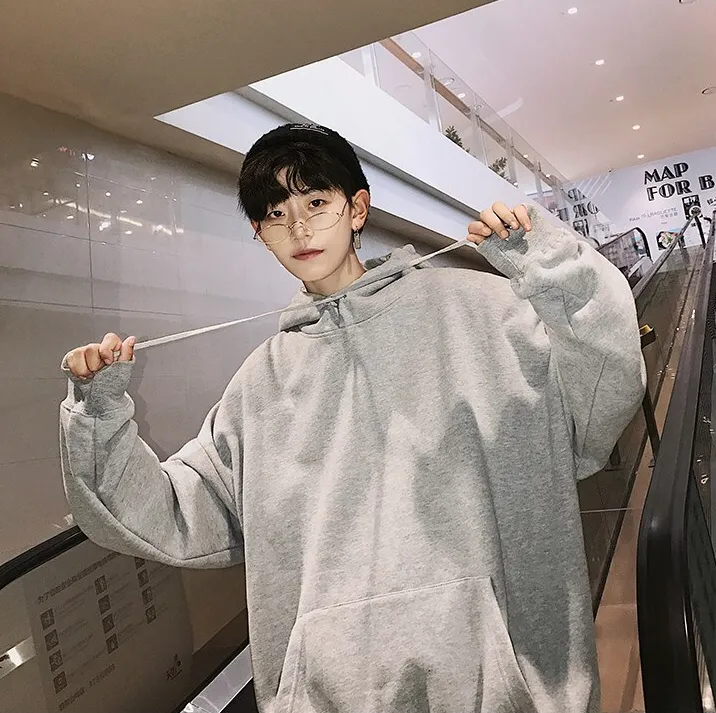 "ESSENTIAL" Sweatshirt Bleu Hoodie à Capuche - URB1™