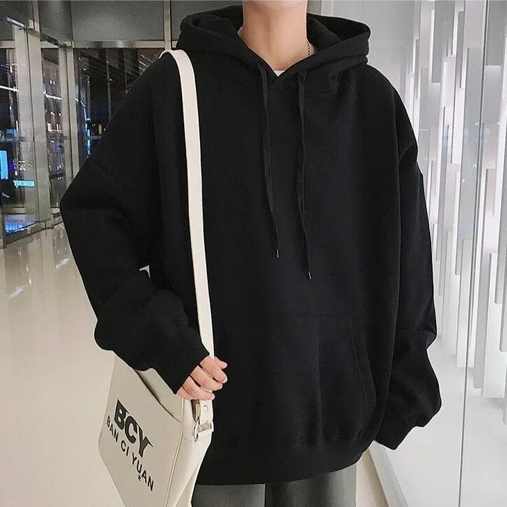 "ESSENTIAL" Sweatshirt Bleu Hoodie à Capuche - URB1™