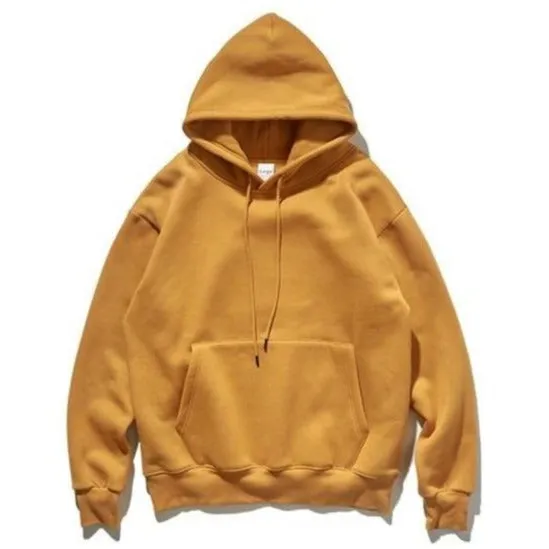 "ESSENTIAL" SWEATSHIRT JAUNE MOUTARDE HOODIE À CAPUCHE - URB1™