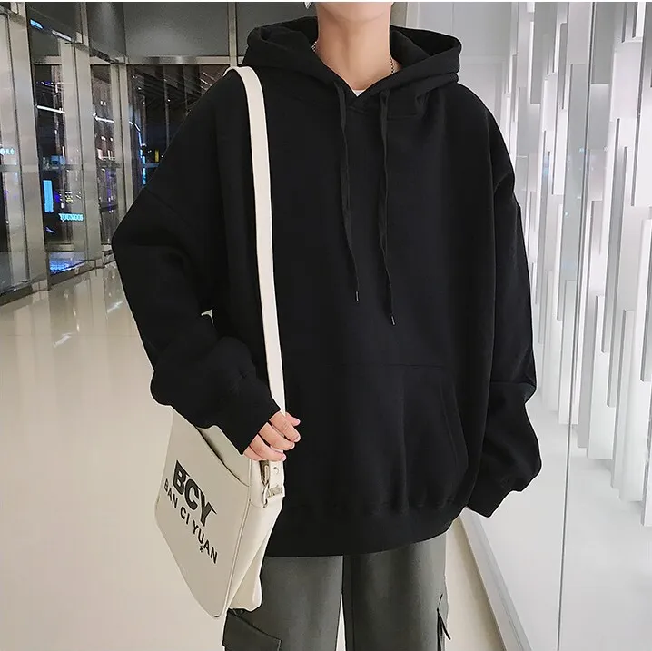 "ESSENTIAL" Sweatshirt Rouge Hoodie à Capuche - URB1™
