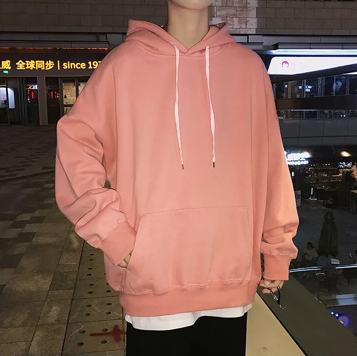 "ESSENTIAL" Sweatshirt Rouge Hoodie à Capuche - URB1™