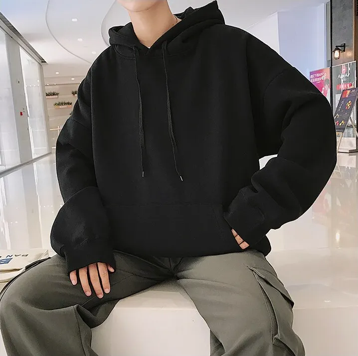 "ESSENTIAL" Sweatshirt Rouge Hoodie à Capuche - URB1™