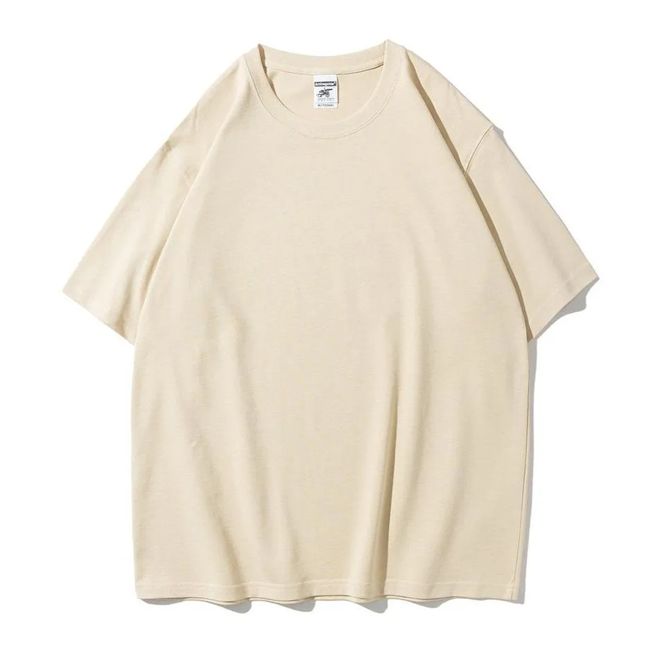 "ESSENTIAL" T-SHIRT BASIQUE UNI RÔSE PÂLE STREETWEAR - URB1™