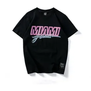 "MIAMI" T-shirt Blanc Oversize Streetwear - URB1™