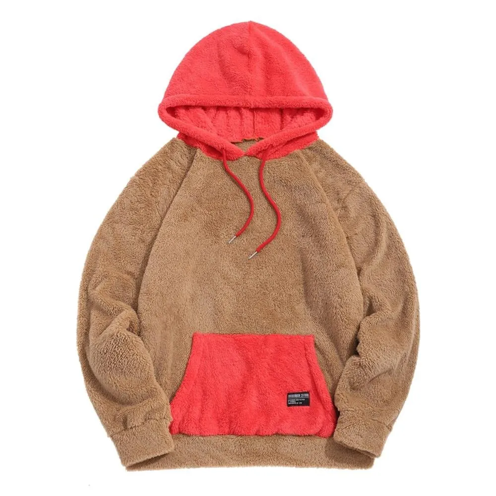 "NOWHERE" Hoodie à capuche Molletonné Noir Rouge - URB1™