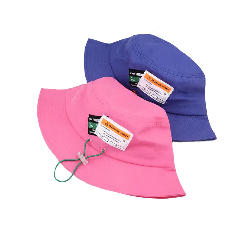 "RECORD" Chapeau Bob Beige Brodé Streetwear - URB1™