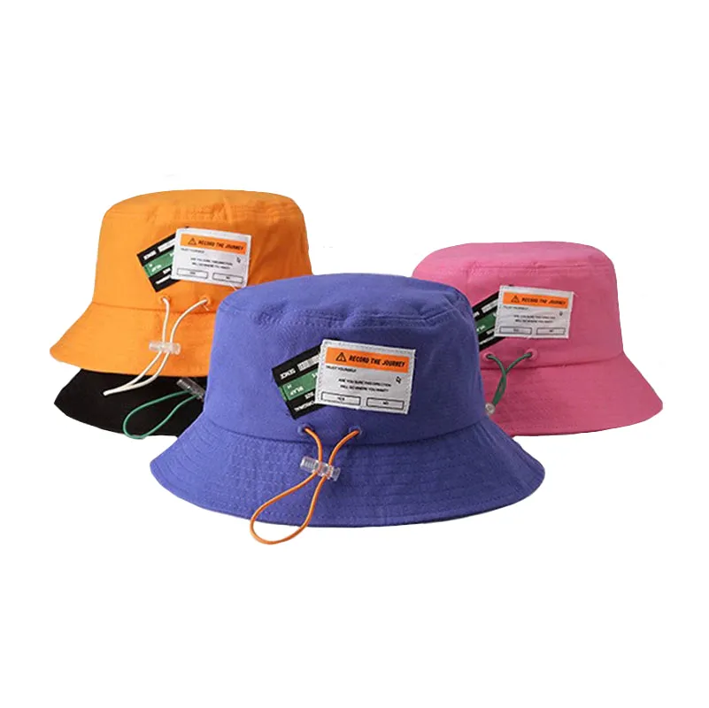 "RECORD" Chapeau Bob Beige Brodé Streetwear - URB1™