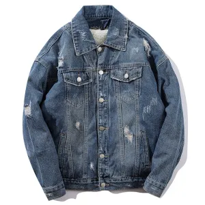 "SIMPL" Veste en Jean Denim Bleu - URB1™