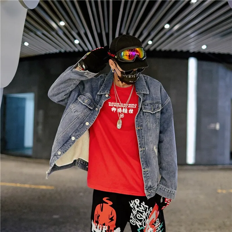 "SIMPL" Veste en Jean Denim Bleu - URB1™