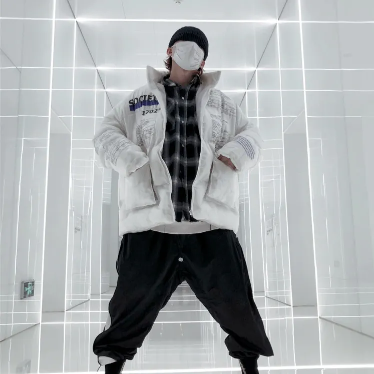 "SOCIETY" Doudoune Veste Matelassée Blanc - URB1™