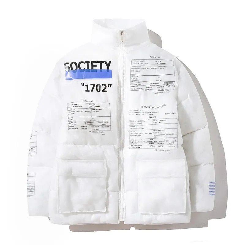 "SOCIETY" Doudoune Veste Matelassée Blanc - URB1™