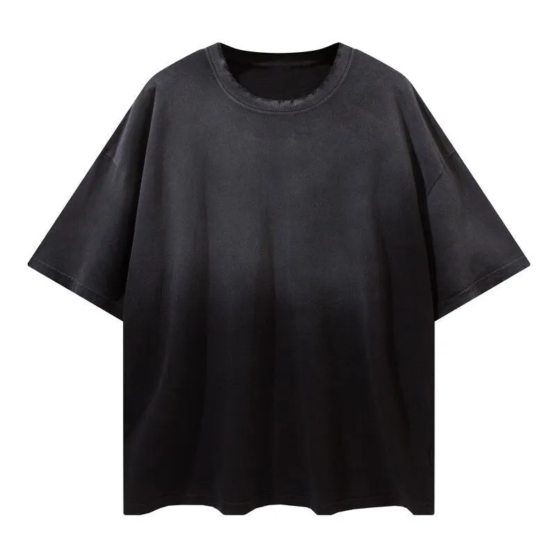 "Tie and dye" T-shirt Oversize Streetwear Bleu - URB1™