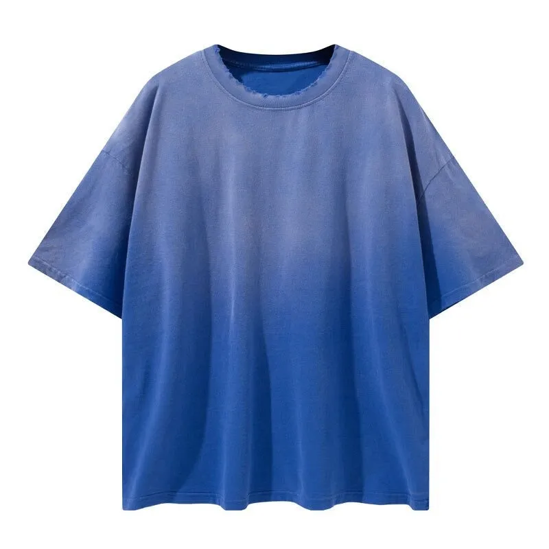 "Tie and dye" T-shirt Oversize Streetwear Violet - URB1™