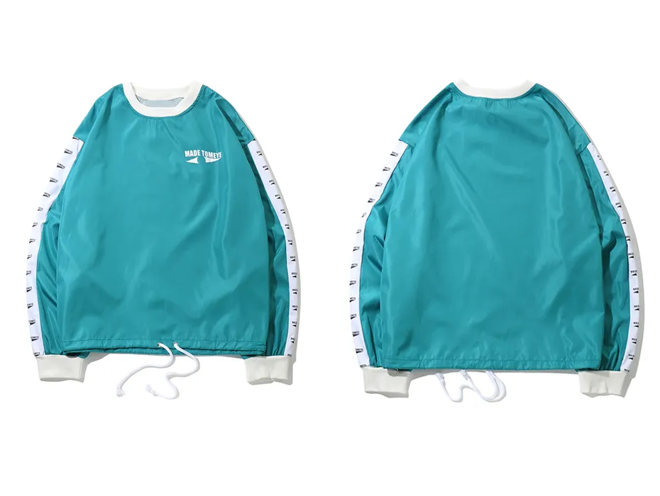 "TOMEYE" Sweat-shirt Crewneck Noir Streetwear - URB1™