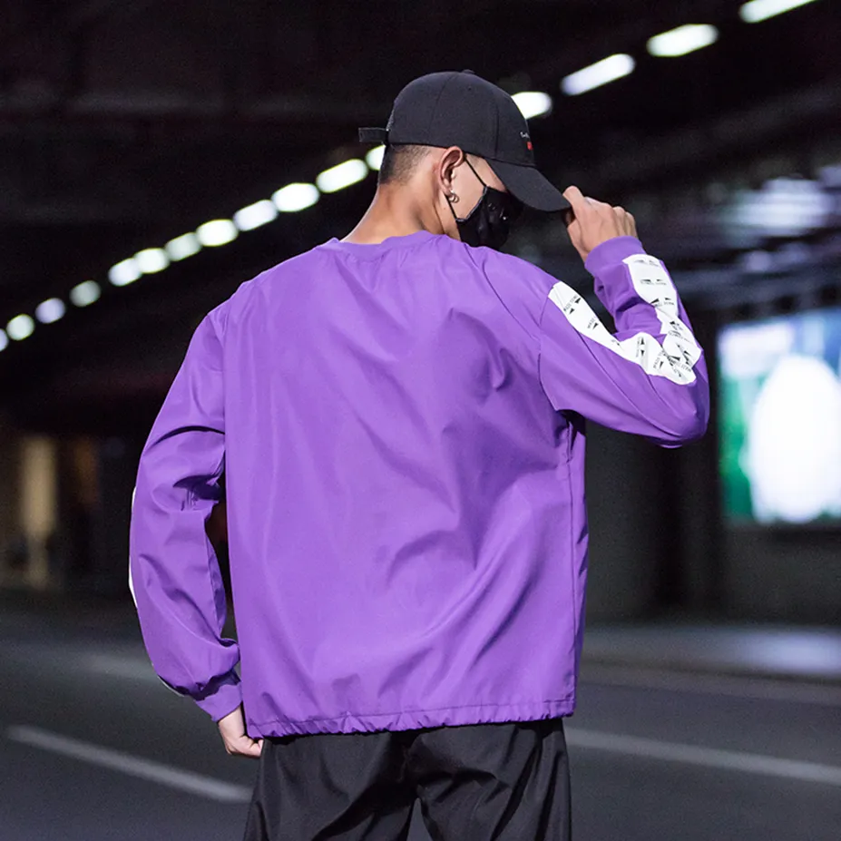"TOMEYE" Sweat-shirt Crewneck Noir Streetwear - URB1™