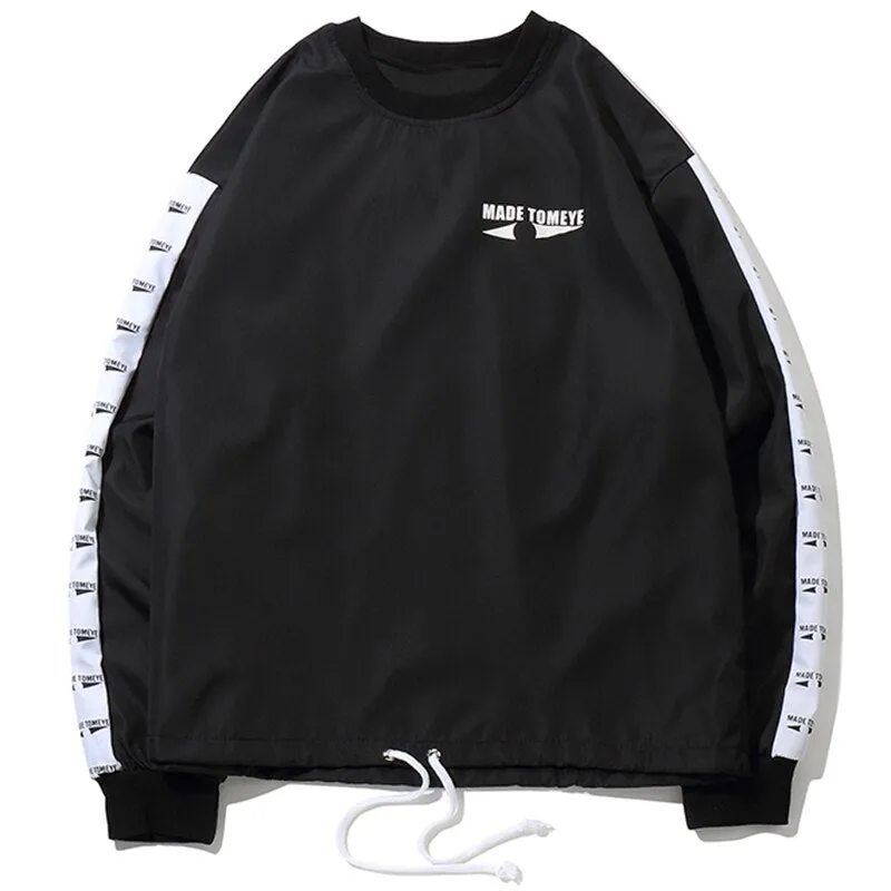 "TOMEYE" Sweat-shirt Crewneck Noir Streetwear - URB1™