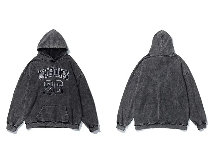 "UNBDNS26" Sweat-shirt hoodie à capuche Gris - URB1™