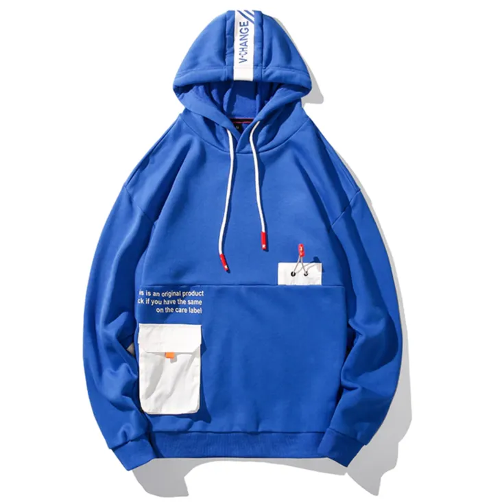 "V-CHANGE" Sweatshirt Blanc Hoodie à Capuche - URB1™