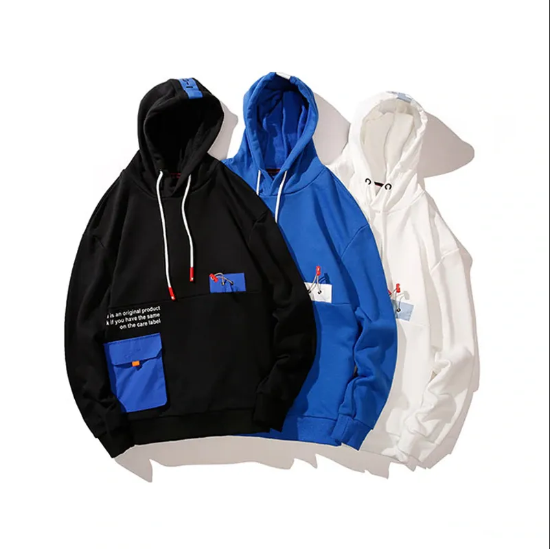 "V-CHANGE" Sweatshirt Blanc Hoodie à Capuche - URB1™