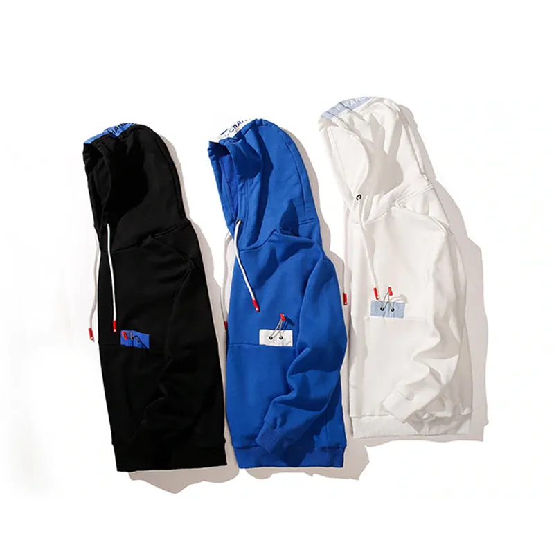 "V-CHANGE" Sweatshirt Blanc Hoodie à Capuche - URB1™